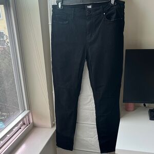 PAIGE Women's Classic Black Skinny Jeans